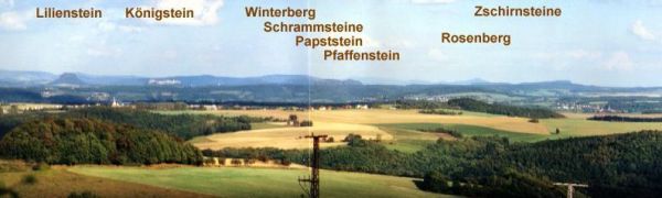 Sächsische Schweiz vom Finckenfang